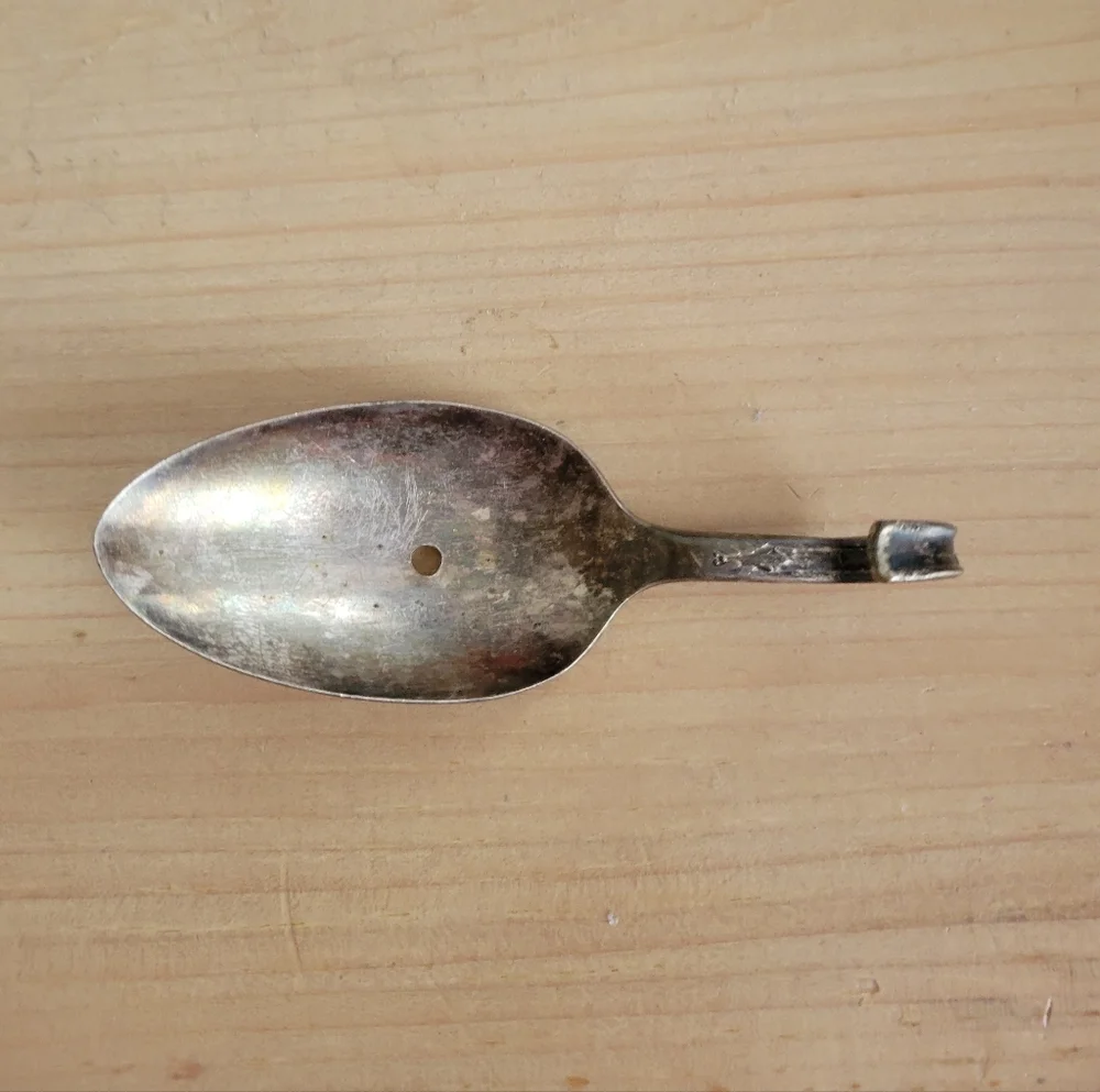 Vintage Silverplate Spoon Hook